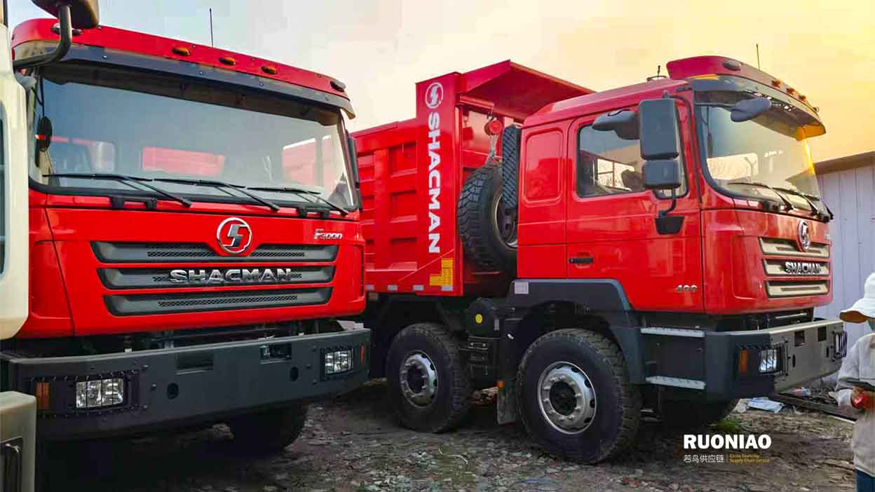 SHACMAN F3000 8×4 Volquete Minero 🇬🇳