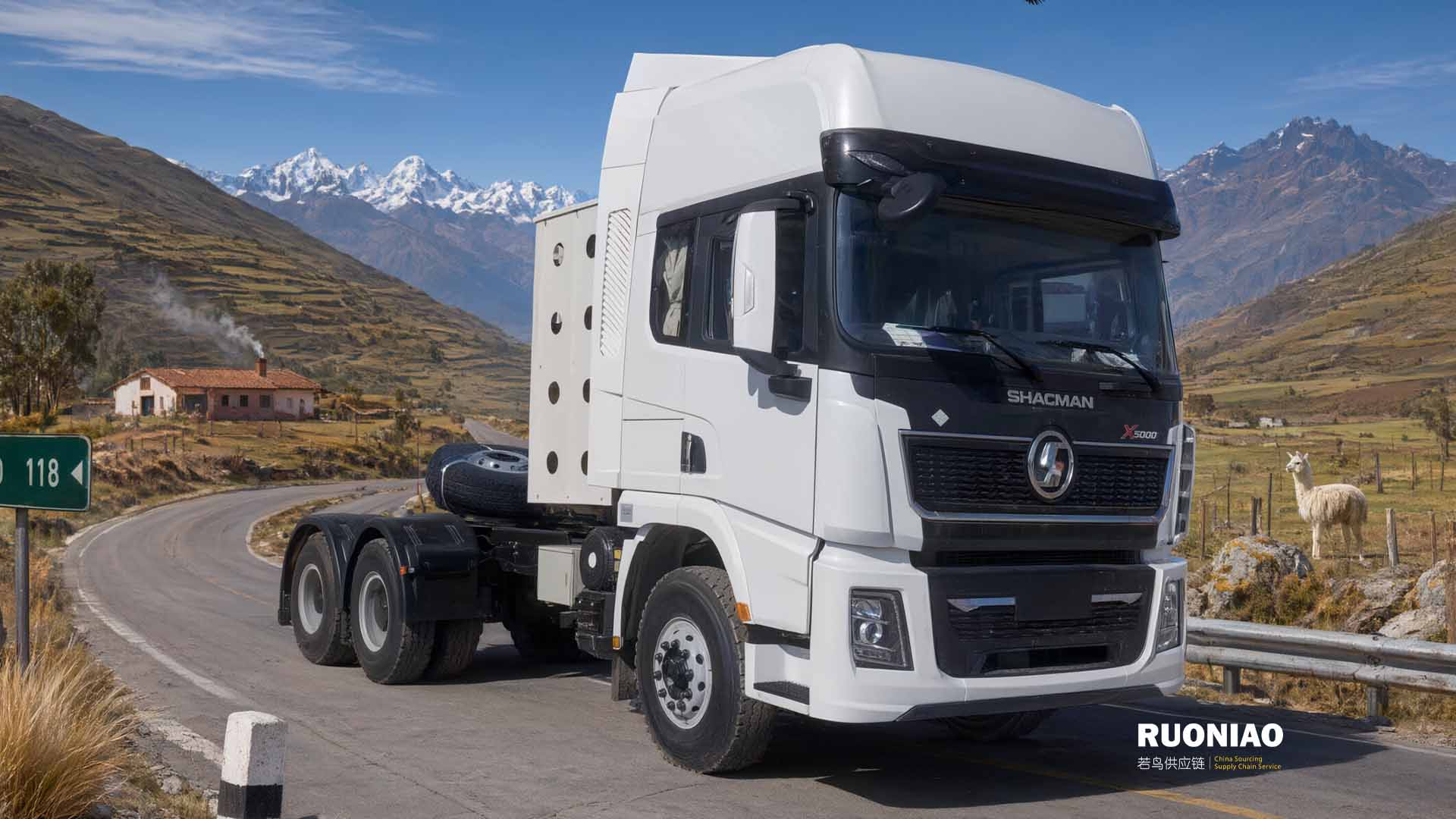 SHACMAN X5000 6×4 Tractora CNG 🇵🇪