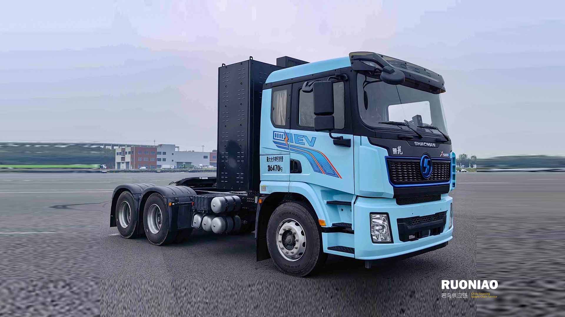 SHACMAN X5000e 6x4 Tractora Eléctrica 🇵🇪